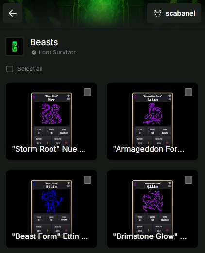 My beloved beasts